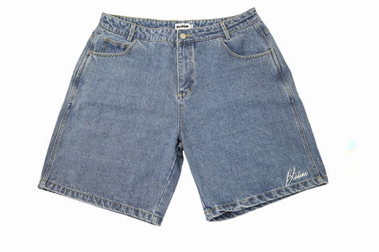 Blue Bluum - Baggy Fit Jean Shorts